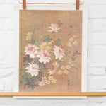 Floral + Butterfly Print Poster