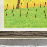 French Countryside Lithograph Art Print - 20" x 25.5"