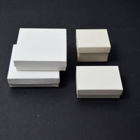 Textured White Gift Boxes - Set of 4