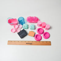 Miniature Plastic Toy Container Bundle