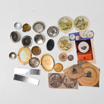 Miniature Clip + Button Backs with Dish Printouts