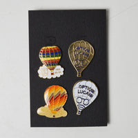 Hot Air Balloon Pins - Set of 4