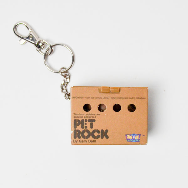 Pet Rock Keychain