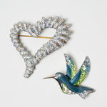 Bejeweled Brooches - Set of 2