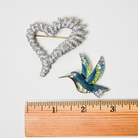 Bejeweled Brooches - Set of 2