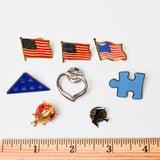 Flag + Assorted Pin Bundle