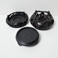 Carved Wooden Vase Stands - Set of 3