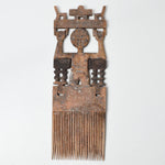 Articulated Wood Figural Large Comb