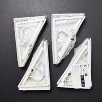 Ikea Betydlig Wall/Ceiling Brackets, White - Set of 4