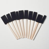 Ten Foam Brushes
