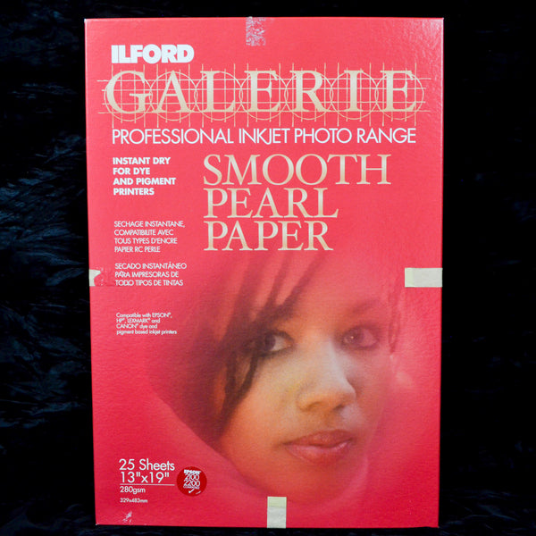 Ilford Galerie Smooth Pearl Paper, 13" x 19" - 22 Sheets
