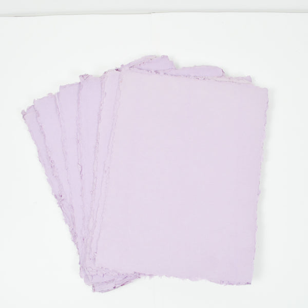 Lavender Handmade Paper Bundle