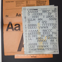Black Souvenir Light Dry Transfers - 3 Sheets