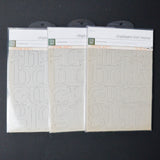 Chipboard Lowercase Alphabet Bundle