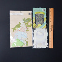 Floral Chipboard + Scrapbooking Bundle