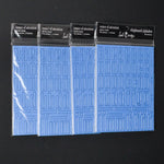 Blue Chipboard Alphabet Sticker Bundle