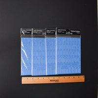 Blue Chipboard Alphabet Sticker Bundle