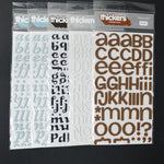 Multicolor 3D Alphabet Sticker Bundle