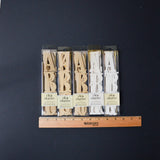White + Beige Chipboard Alphabet Sticker Bundle
