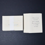 Vintage Thank You for Your Sympathy Cards with Envelopes - Set of 24