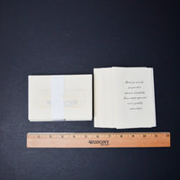 Vintage Thank You for Your Sympathy Cards with Envelopes - Set of 24