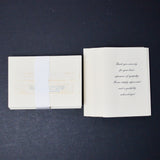Vintage Thank You for Your Sympathy Cards with Envelopes - Set of 24