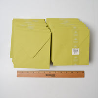 Paper Source Chartreuse 5 3/4" Square Envelopes - 17+ Packs