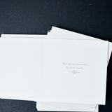 Glittery Poinsettia Christmas Cards with Envelopes - 13 Sets