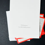 Illustrated Penguin Christmas Cards with Envelopes - 10 Sets