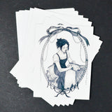 Illustrated Embroidery Friendship Cards with Envelopes - 7 Sets