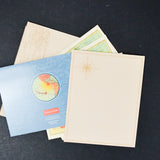 Bon Voyage Travel Map Cards with Envelopes - 4 Sets