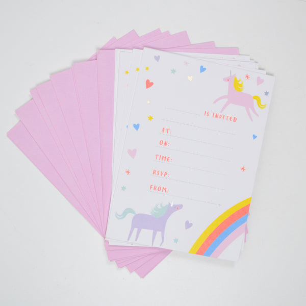 Invitation Cards with Envelopes - 9 Sets