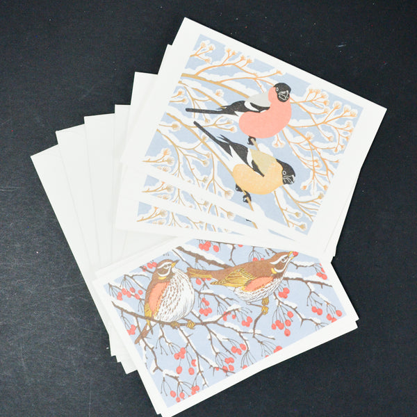 Illustrated Bird Cards with Envelopes - 5 Sets
