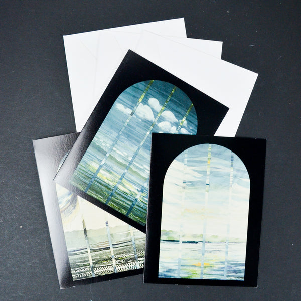 Four Seasons Fabric Banner Cards with Envelopes - 3 Sets