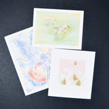 Illustrated Bird Cards with Envelopes - 3 Sets
