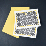 Printed Quilt Cards with Envelopes - 2 Sets