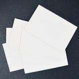 White Cards with Envelopes - 3 Sets
