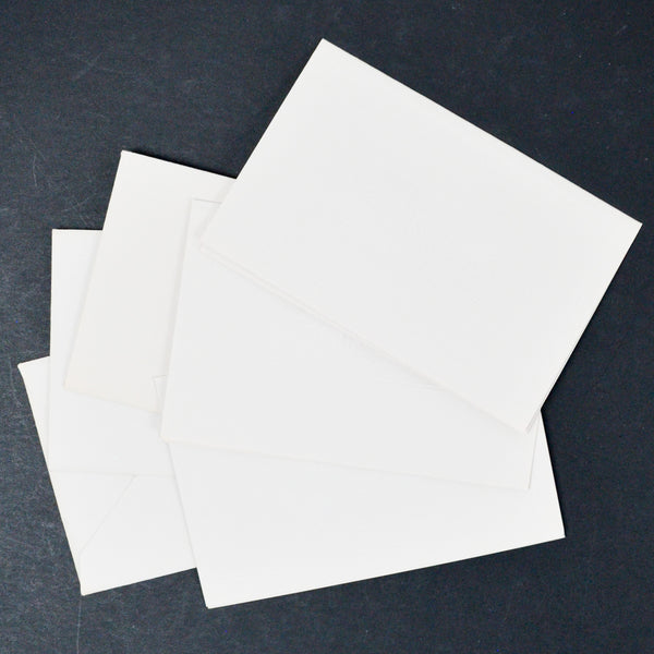 White Cards with Envelopes - 3 Sets