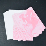 Pink Marbled Cards with Envelopes - 9 Sets