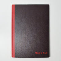 Black n' Red Hardcover Lined Notebook