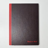 Black n' Red Hardcover Lined Notebook