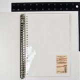 Muji Clear Cover Binder with Graph Loose Leaf Paper