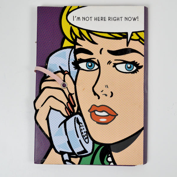 Pop Art Folding Notepad + Sticky Note Set