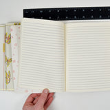 Foil + Paper Cover Lined Notebooks - Set of 3