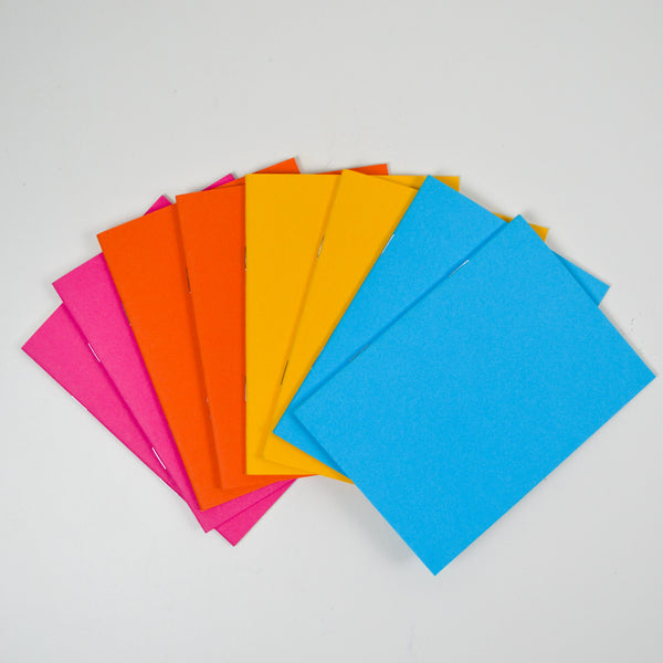 Paper Cover Lined Journals - Set of 8