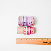 Pink + Purple Washi Tape - 11 Spools