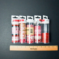 Glitter + Valentine's Washi Tape Bundle - 5 Packs