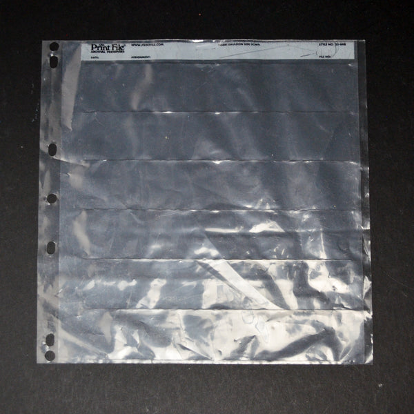 35mm Film Negative Strip Protectors - 35-6HB (8.5" x 11) + 35-7B (8" x 10")