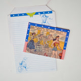Wonder Woman Fold + Mail Stationery