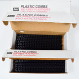 Ibico Black Plastic Binding Combs - Assorted Sizes